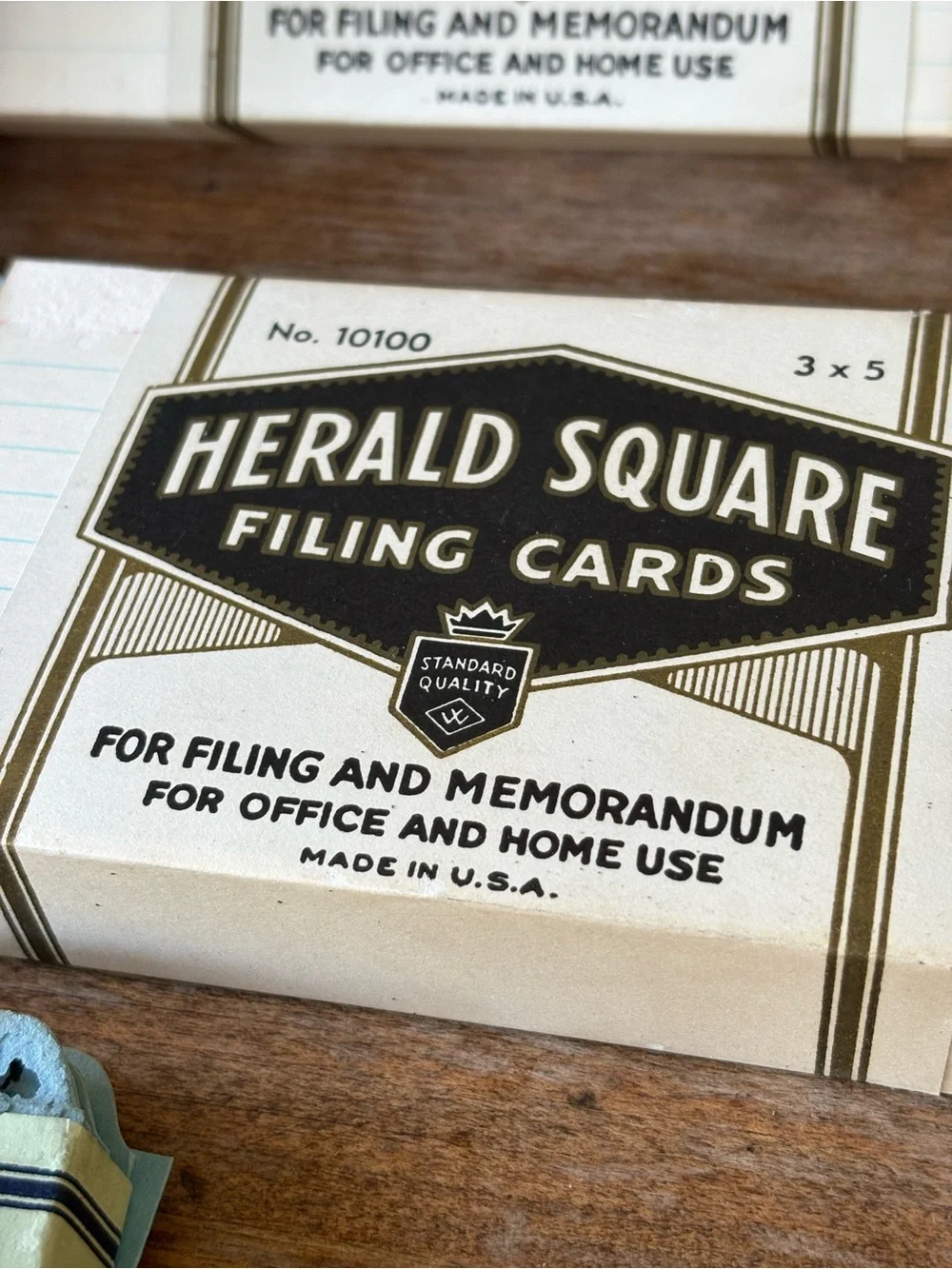VTG Herald Square office stationery from the F.W. Woolworth company.